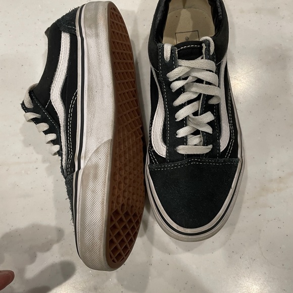 Vans Boys Off The Wall Black Casual Shoes Sneakers Men Size 5/ Women’s 6.5 - Picture 4 of 6